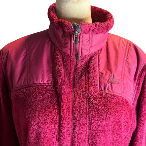 Nike ACG Fleece Full Zip Jacket, Magenta Pink, Women's Size Large - Picture 3 of 7